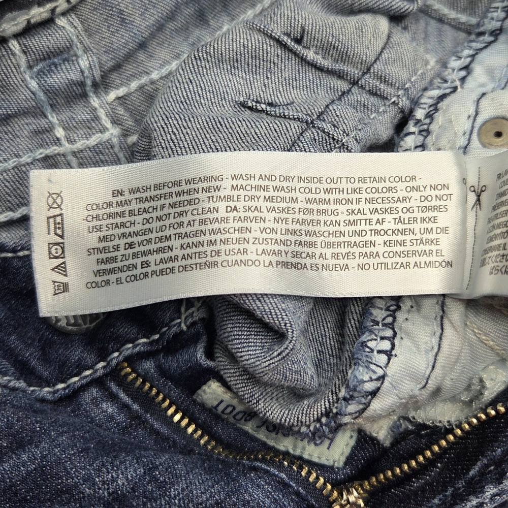 Ariat REAL Low Rise Bootcut Whipstitch Jeans Western Rodeo Y2K Women 26L 26×33.5 - Picture 10 of 11